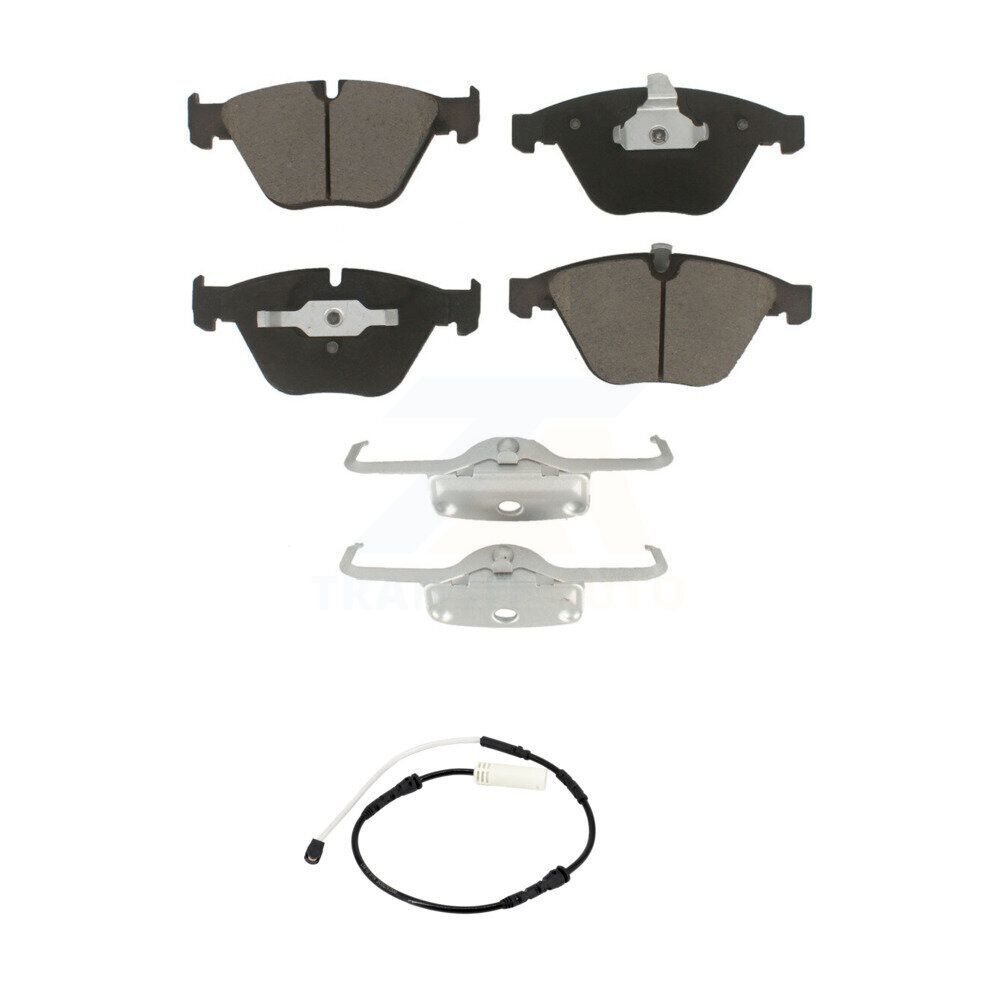 Front Ceramic Disc Brake Pads And Wear Sensors Kit For BMW 328i xDrive 335i 335is 335d KCW-100570