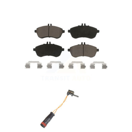 Front Ceramic Disc Brake Pads And Wear Sensor Kit For Mercedes-Benz C300 C250 C230 SLK250 KCW-100575