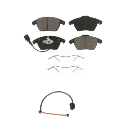 Front Ceramic Disc Brake Pad And Extra Wear Sensor Kit For 2012-2013 Audi TT Quattro 2.0L KCW-100581