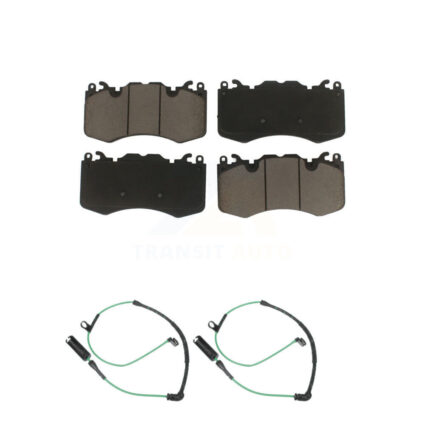 Front Ceramic Disc Brake Pads And Wear Sensor Pairs Kit For Land Rover Range KCW-100649