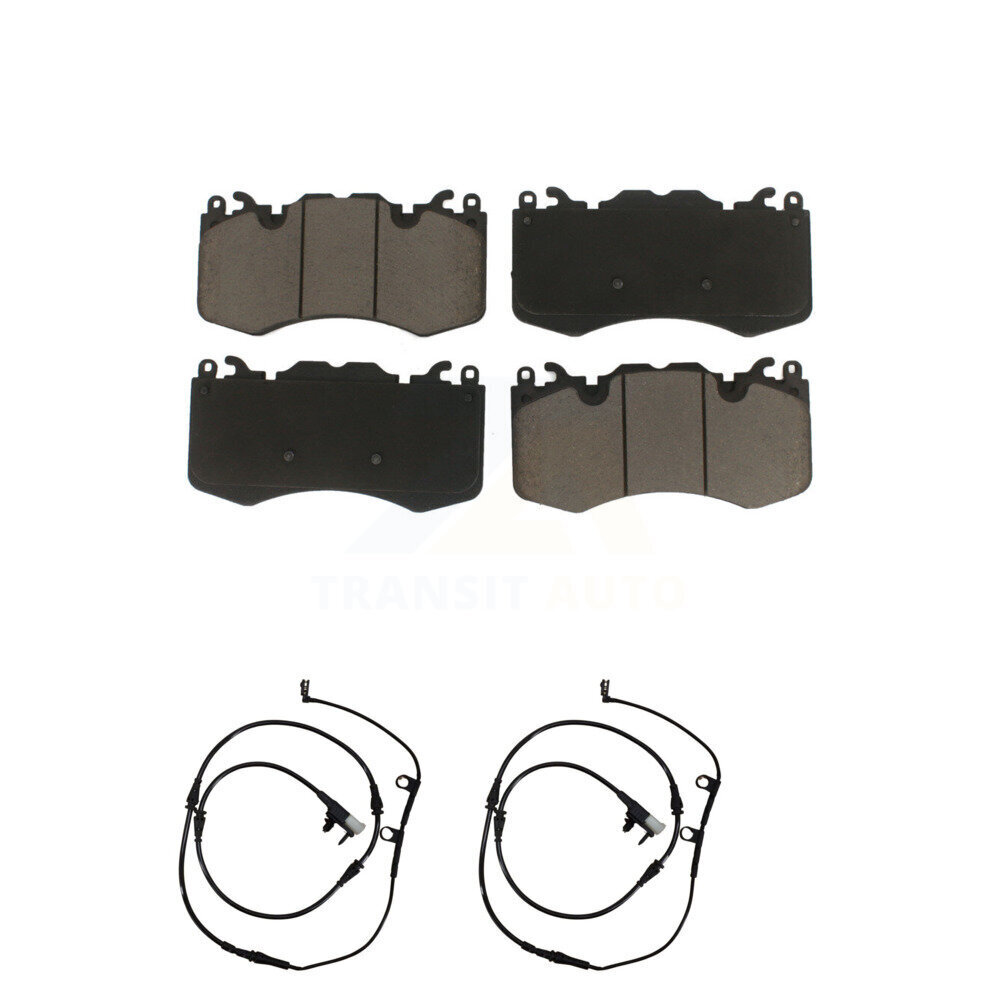 Front Ceramic Disc Brake Pads And Wear Sensor Pairs Kit For Land Rover Range Sport KCW-100653