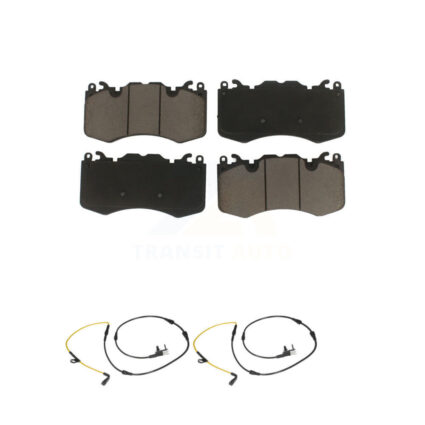 Front Ceramic Disc Brake Pads And Wear Sensor Pairs Kit For Land Rover Range Sport KCW-100654