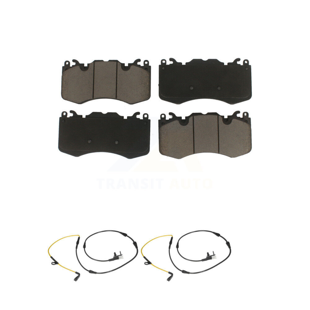 Front Ceramic Disc Brake Pads And Wear Sensor Pairs Kit For Land Rover Range Sport KCW-100654