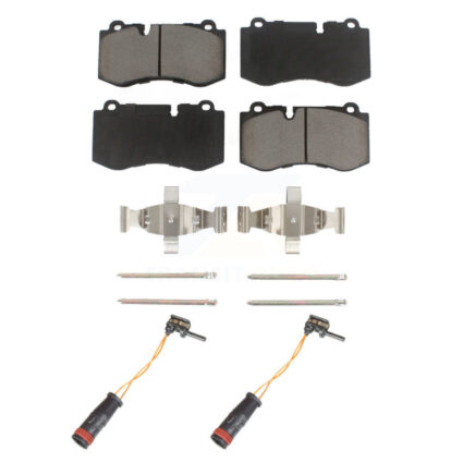 Front Ceramic Disc Brake Pads And Wear Sensor Pair Kit For Mercedes-Benz SL550 S350 CL550 KCW-100660