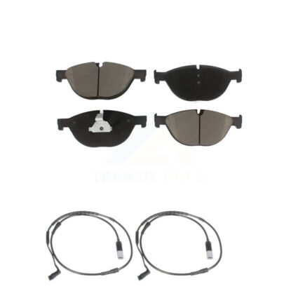 Front Ceramic Disc Brake Pads And Wear Sensor Pairs Kit For 2009 BMW 750i 750Li KCW-100668