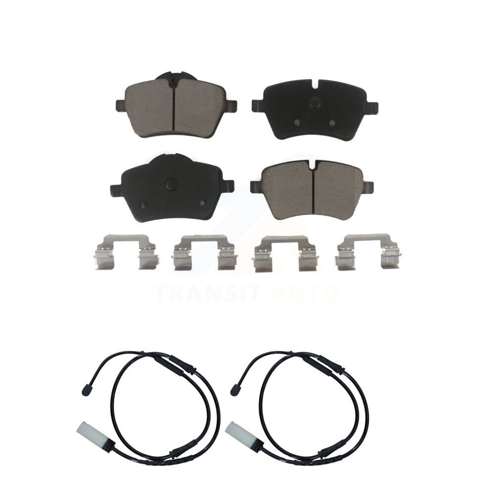 Front Ceramic Disc Brake Pads And Wear Sensor Pair Kit For Mini Cooper Countryman Paceman KCW-100724