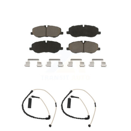 Front Ceramic Disc Brake Pads And Wear Sensor Pairs Kit For Land Rover Range KCW-100754