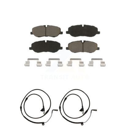 Front Ceramic Disc Brake Pads And Wear Sensor Pairs Kit For Land Rover Range Sport KCW-100760