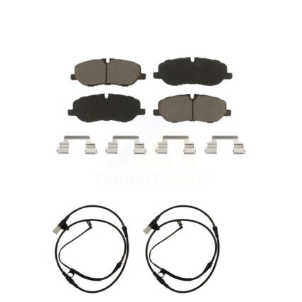 Front Ceramic Disc Brake Pads And Wear Sensor Pairs Kit For Land Rover Range Sport KCW-100761