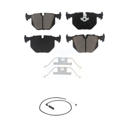 Rear Ceramic Disc Brake Pads And Wear Sensors Kit For 2004-2010 BMW X3 KCW-100763