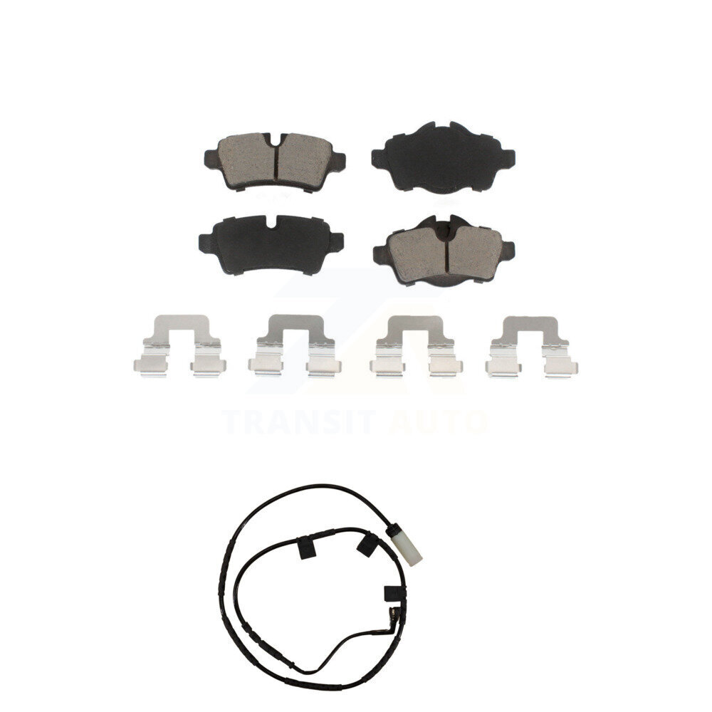 Rear Ceramic Disc Brake Pads And Wear Sensors Kit For Mini Cooper KCW-100772