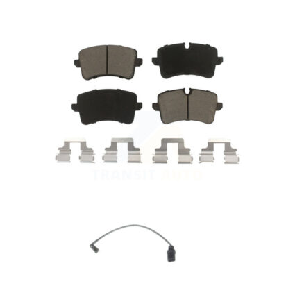 Rear Ceramic Brake Pad Wear Sensor Kit For Audi Porsche Macan A6 Quattro A7 RS5 S6 RS7 S7 KCW-100774