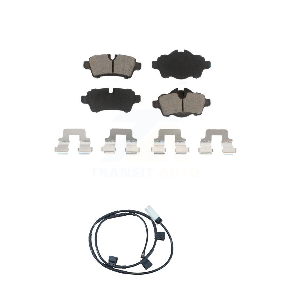 Rear Ceramic Disc Brake Pads And Wear Sensors Kit For Mini Cooper 1.6L KCW-100781