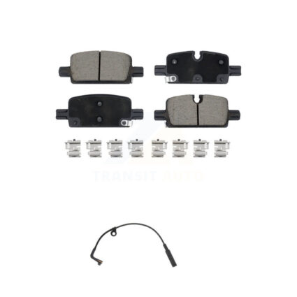 Rear Ceramic Brake Pad Wear Sensor Kit For GMC Chevrolet Silverado 1500 Sierra Limited XL KCW-100785