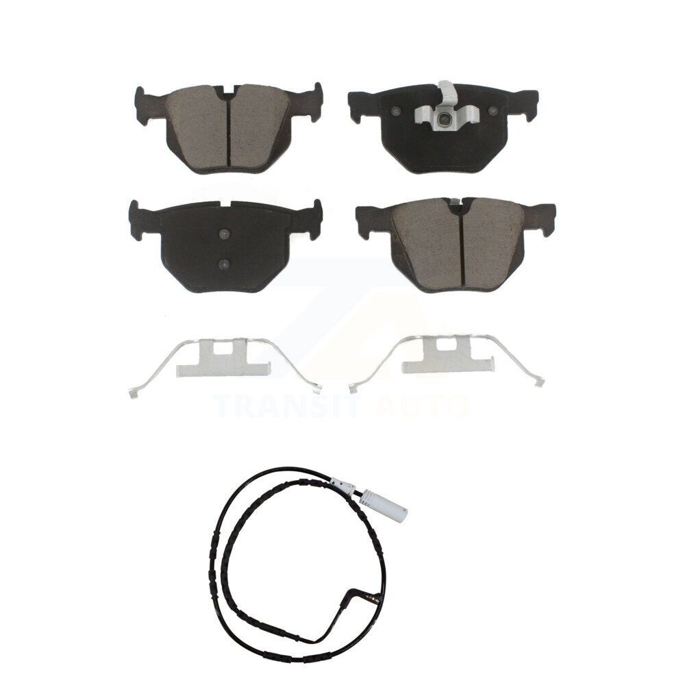 Rear Ceramic Disc Brake Pad And Wear Sensor Kit For BMW 335i xDrive 335xi 330i 330xi 335d KCW-100798
