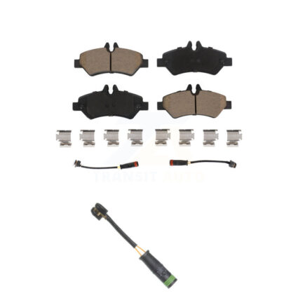 Rear Ceramic Brake Pad Extra Wear Sensor Kit For Mercedes-Benz Sprinter 3500 Freightliner KCW-100811