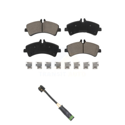 Rear Ceramic Disc Brake Pads Wear Sensor Kit For Mercedes-Benz Sprinter 3500 Freightliner KCW-100812
