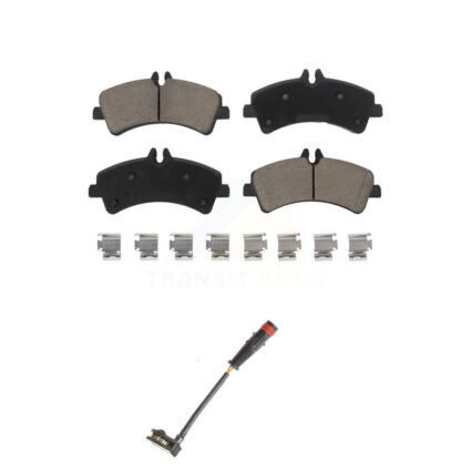 Rear Ceramic Disc Brake Pads And Wear Sensors Kit For Sprinter 3500 Mercedes-Benz Dodge KCW-100814