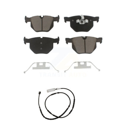 Rear Ceramic Disc Brake Pads And Wear Sensor Kit For 2013-2015 BMW X1 xDrive35i with 3.0L KCW-100816
