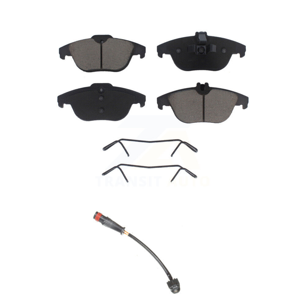 Rear Ceramic Disc Brake Pads And Wear Sensors Kit For 2011 Mercedes-Benz C63 AMG 6.3L KCW-100819