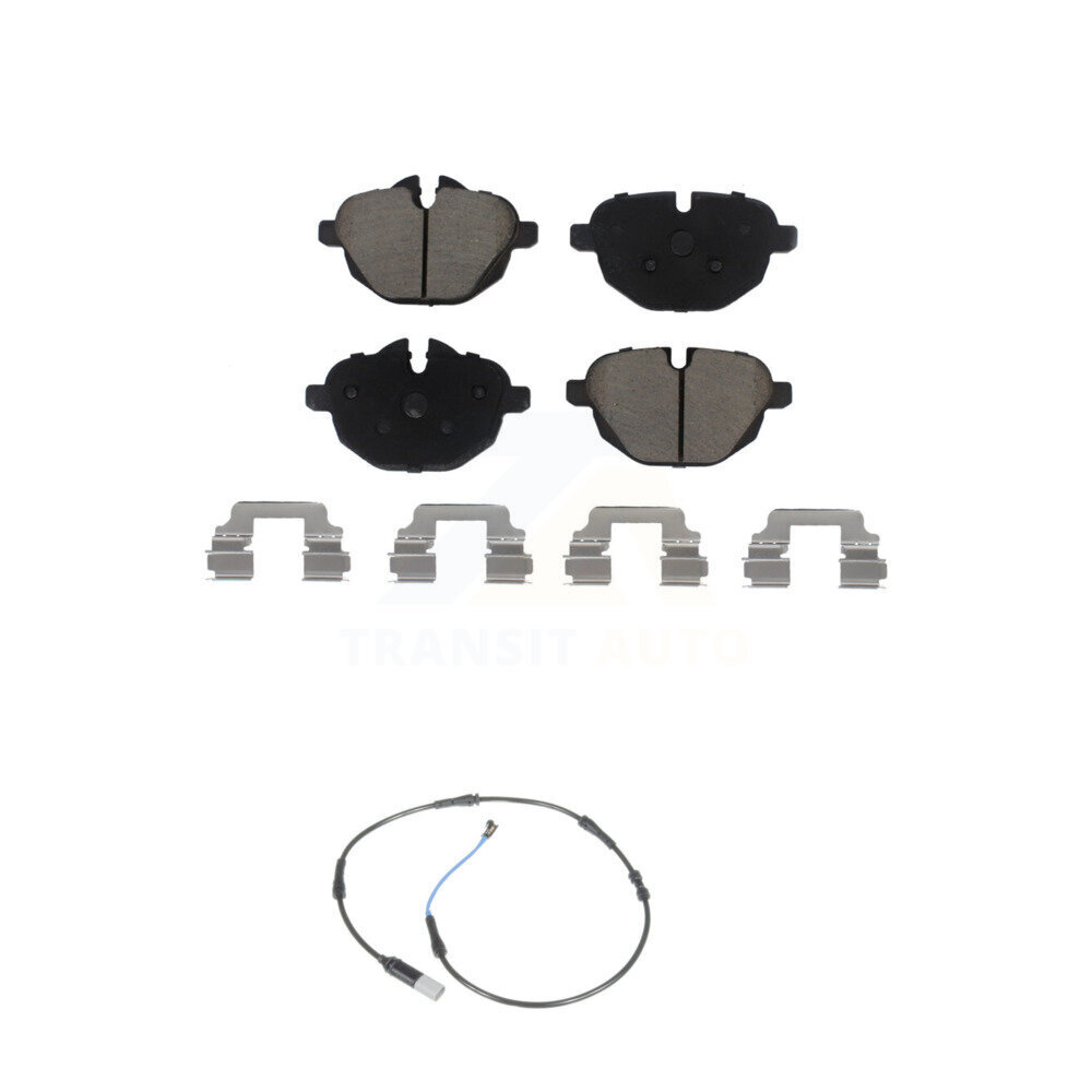 Rear Ceramic Disc Brake Pads Wear Sensor Kit For BMW 535i xDrive 528i 535d ActiveHybrid 5 KCW-100829