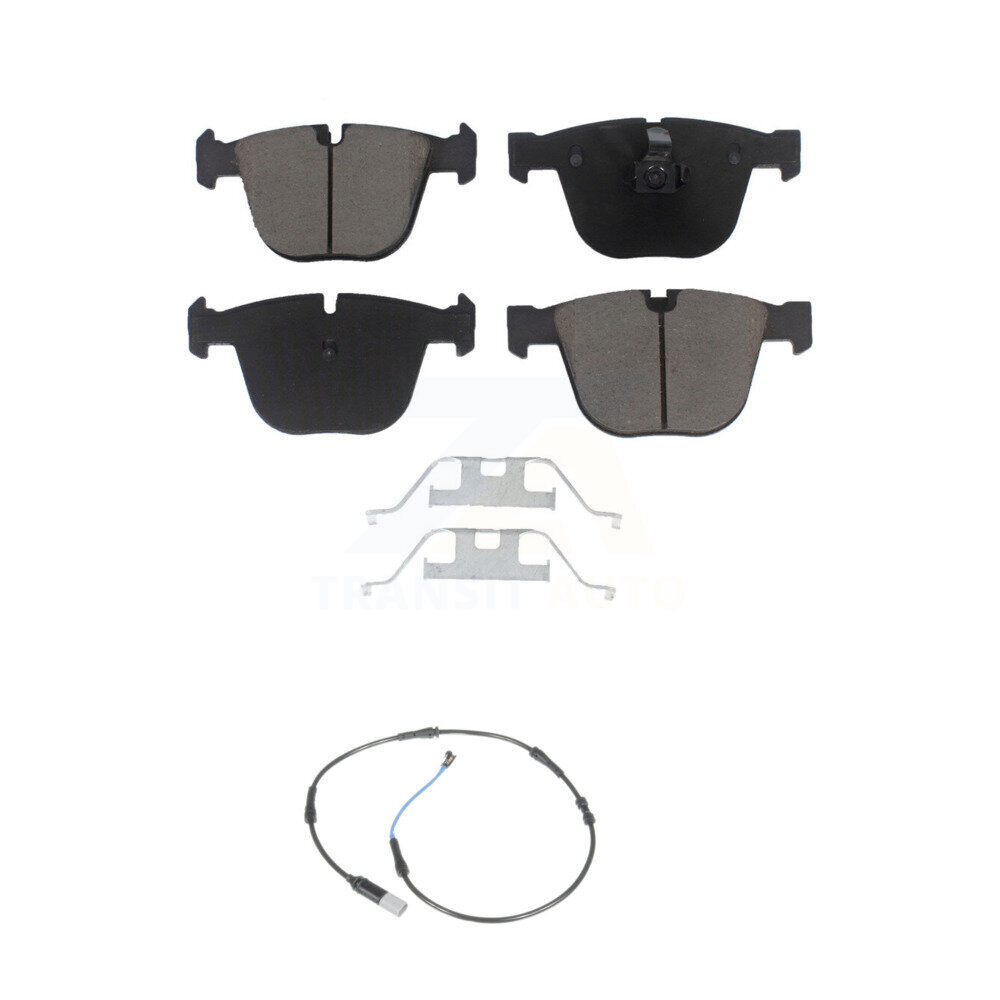 Rear Ceramic Disc Brake Pads And Wear Sensors Kit For 2009-2010 BMW 535i 3.0L KCW-100830