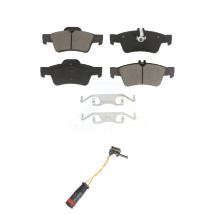 Rear Ceramic Brake Pad & Wear Sensor Kit For Mercedes-Benz E350 E550 S550 E400 E250 SL500 KCW-100845