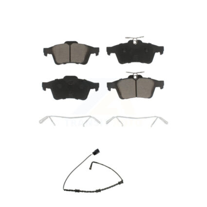 Rear Ceramic Disc Brake Pads And Wear Sensors Kit For Jaguar XJ From VIN #V90866 KCW-100857