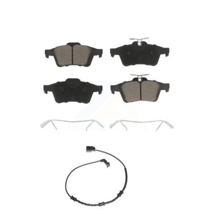 Rear Ceramic Disc Brake Pads And Wear Sensors Kit For Jaguar XF XJ XK XKR KCW-100858