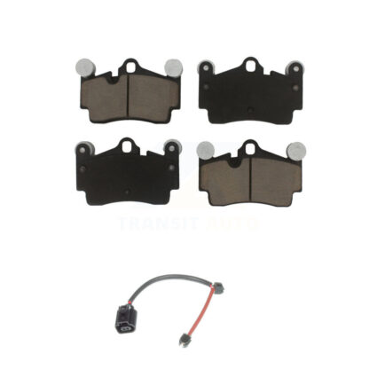 Rear Ceramic Disc Brake Pads And Wear Sensors Kit For Porsche Cayenne KCW-100859