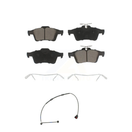 Rear Ceramic Disc Brake Pads Wear Sensor Kit For Jaguar XK XKR 4.2L with rear brakes KCW-100861