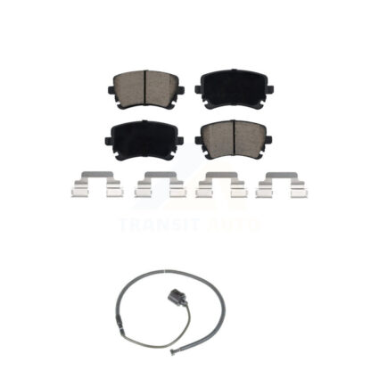 Rear Ceramic Disc Brake Pads And Wear Sensors Kit For Volkswagen Phaeton Audi S6 KCW-100876