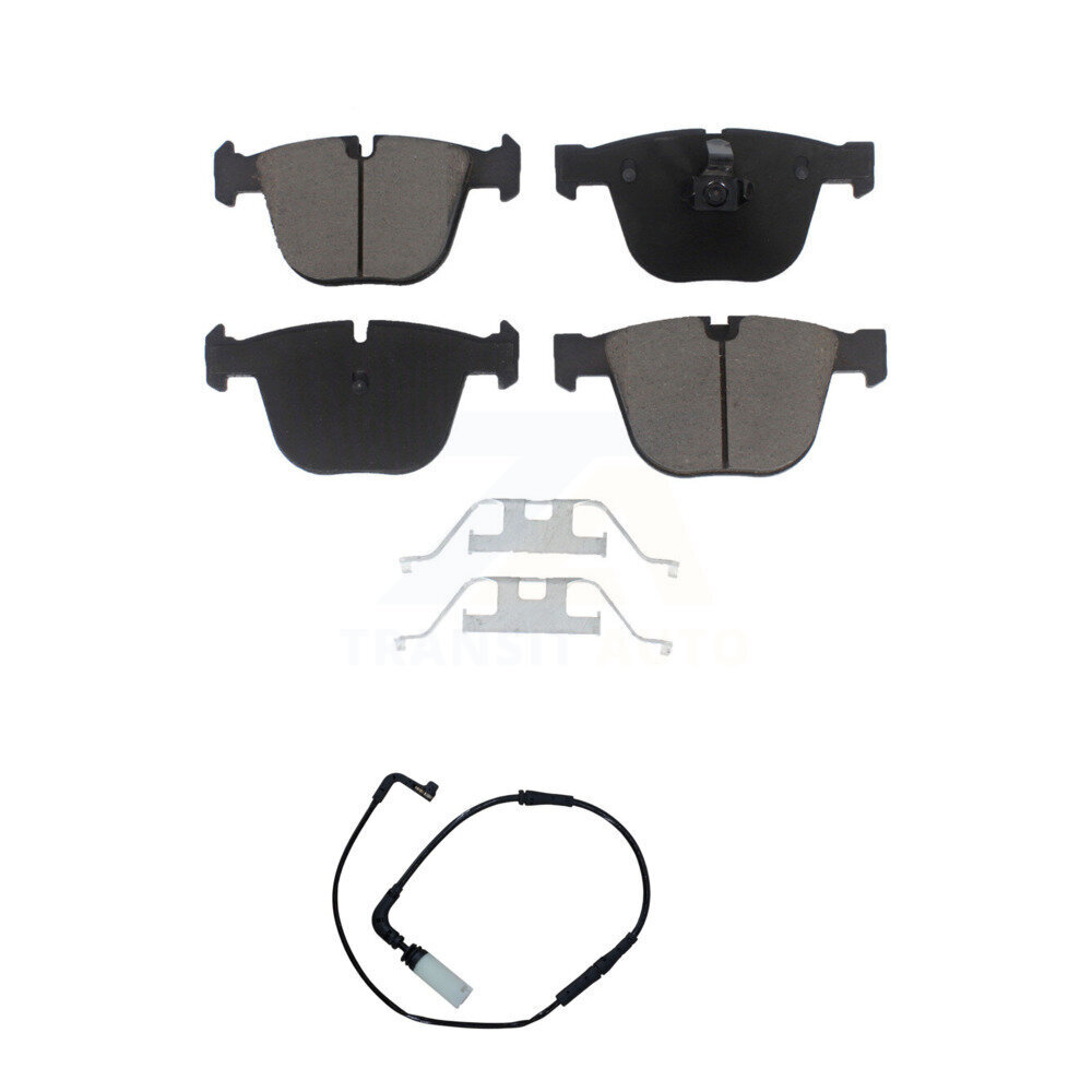 Rear Ceramic Disc Brake Pads And Wear Sensors Kit For BMW 650i 645Ci 550i M5 M6 545i 535i KCW-100885