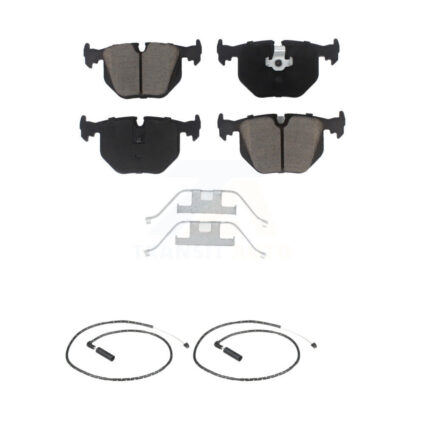 Rear Ceramic Disc Brake Pads And Wear Sensors Kit For 2004-2010 BMW X3 KCW-100886