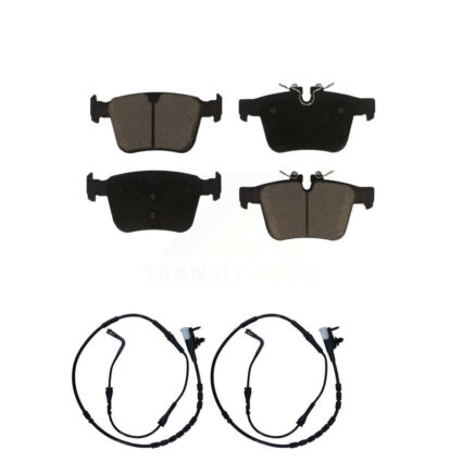 Rear Ceramic Disc Brake Pads And Wear Sensor Kit For Jaguar F-Pace Land Rover Range Velar KCW-100887