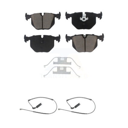 Rear Ceramic Disc Brake Pads And Wear Sensors Kit For 2000-2006 BMW X5 KCW-100892