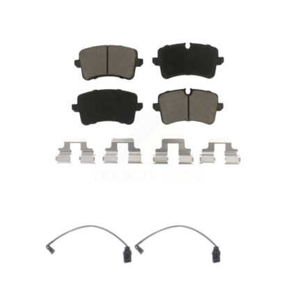 Rear Ceramic Brake Pad Wear Sensor Kit For Audi Porsche Macan A6 Quattro A7 RS5 S6 RS7 S7 KCW-100897