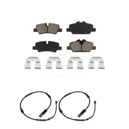 Rear Ceramic Disc Brake Pads And Wear Sensors Kit For Mini Cooper KCW-100905