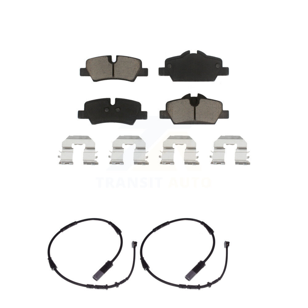 Rear Ceramic Disc Brake Pads And Wear Sensors Kit For Mini Cooper KCW-100905