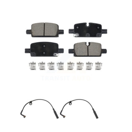 Rear Ceramic Brake Pad Wear Sensor Kit For GMC Chevrolet Silverado 1500 Sierra Limited XL KCW-100908