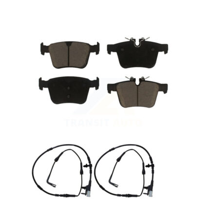 Rear Ceramic Disc Brake Pads And Wear Sensors Kit For Jaguar XE XF KCW-100910