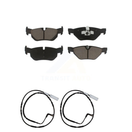 Rear Ceramic Brake Pad And Wear Sensor Kit For BMW 323i 328i 128i xDrive 328xi 325i 325xi KCW-100917