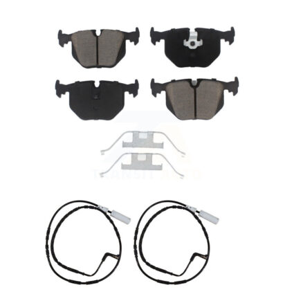 Rear Ceramic Disc Brake Pads And Wear Sensors Kit For 2005 BMW 330xi 3.0L KCW-100920