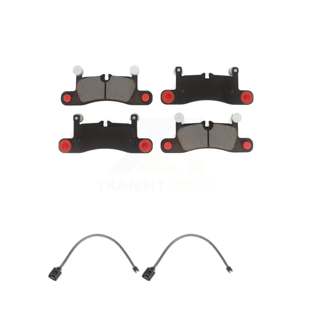 Rear Ceramic Disc Brake Pads And Wear Sensors Kit For Porsche Cayenne with Harness KCW-100923