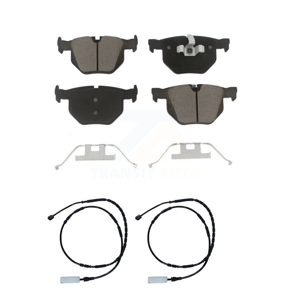 Rear Ceramic Disc Brake Pads And Wear Sensors Kit For BMW 335i 335is 335d KCW-100931