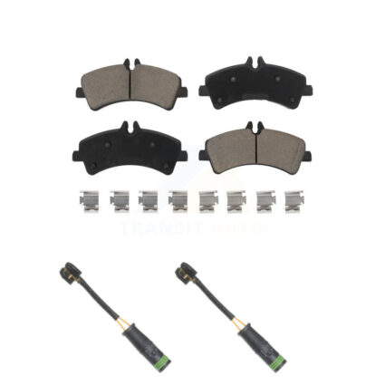 Rear Ceramic Disc Brake Pads Wear Sensor Kit For Mercedes-Benz Sprinter 3500 Freightliner KCW-100935