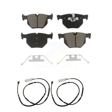 Rear Ceramic Disc Brake Pads And Wear Sensor Kit For 2013-2015 BMW X1 xDrive35i with 3.0L KCW-100939