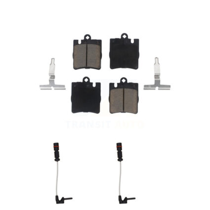 Rear Ceramic Disc Brake Pads And Wear Sensors Kit For Mercedes-Benz E320 CLK320 E430 KCW-100945