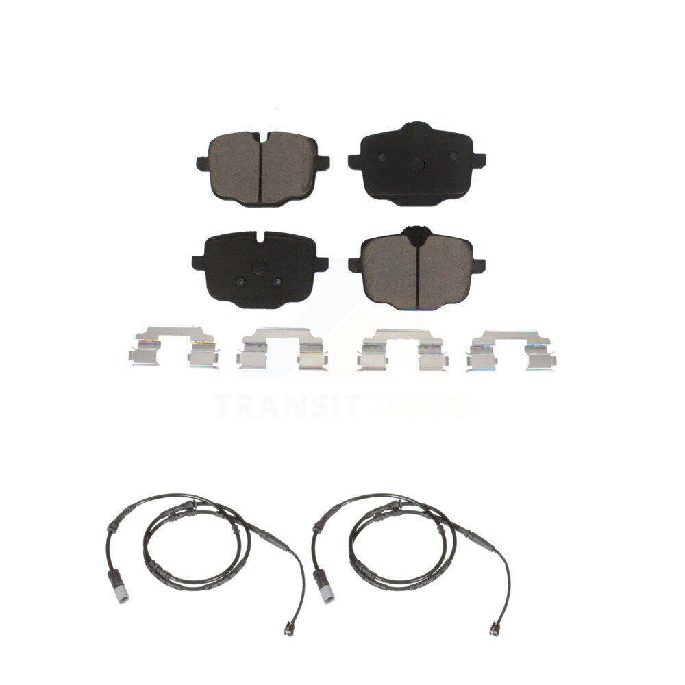 Rear Ceramic Disc Brake Pads And Wear Sensors Kit For 2012 BMW X3 From 10 11 KCW-100947