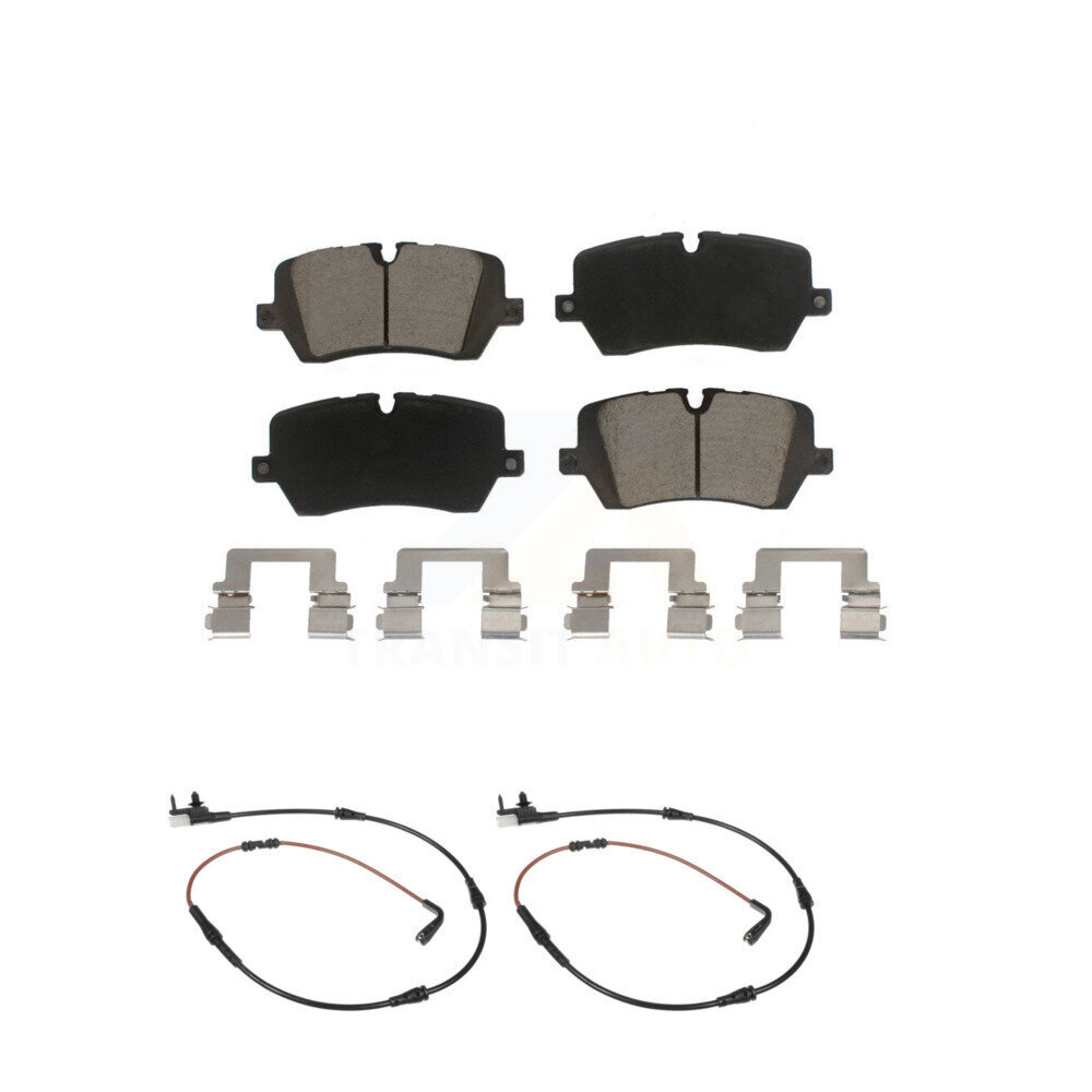 Rear Ceramic Disc Brake Pads And Wear Sensors Kit For Land Rover Range Sport Discovery KCW-100949